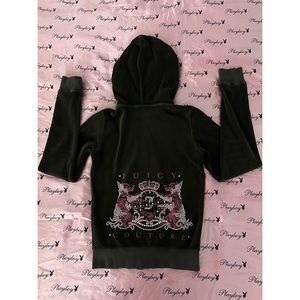 Juicy Couture Brown Velour Track Jacket